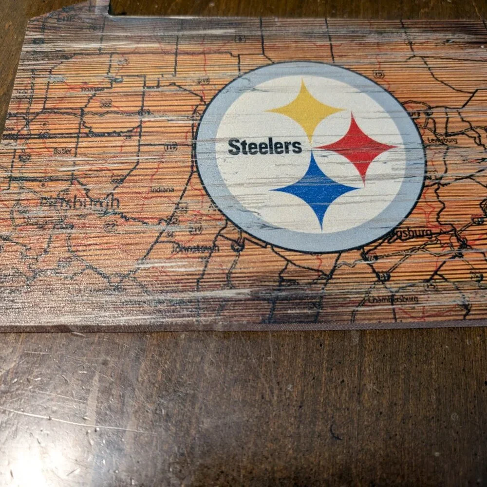 Pennsylvania Steelers Sign Wall Hanger
